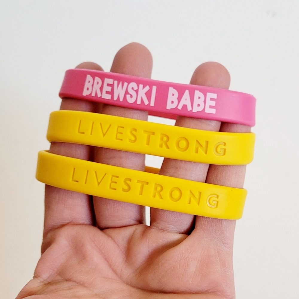 3 silicon bracelets
